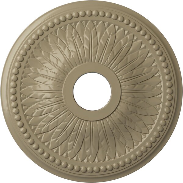 Ekena Millwork Bailey Ceiling Medallion (Fits Canopies up to 5 3/4"), 18"OD x 3 3/4"ID x 1 1/2"P, Gobi Desert CM18BIGDF - main